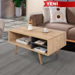 2033 Venüs ( Ahşap Ayaklı) Orta Sehpa , Safir - Antrasit , Salon , Ofis , Oturma Odası