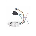 20A 60V Dc Motor Pwm Hiz Kontrol Devresi 0-100 Ayarlanabilir Ileri Geri Durdurma Yon Kontrol Anahtarli Fan