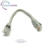 20CM Cat6 Patch Kablo 20 cm Ethernet Kablosu Utp Lan Kablosu Internet Kablosu Gri Renk