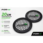 20CM Hoparlör Kapağı - For-X Logolu Plastik Midrange Hoparlör Kapak 20 cm - 2 Adet