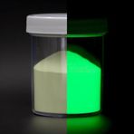 20g Yeşil renk fosfor tozu glow in dark karanlıkta parlayan boya