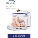 20KG Dijital Bebek Tartısı, Ac-52 Ce Onaylı, Güvenli ve Hassas Ölçüm - Seçenek 1