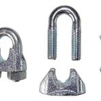 20'li paket tel halat kelepçesi | tel halat kelepçesi galvanizli çelik kablo 3 ila 13 mm 6 mm