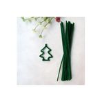 20li tel tüylü tel şönil, 30 cm, yeşil
