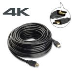 20m Metre 4K Hdmi Kablo 3D Ultra HD Ethernet Altın Uç Kablo