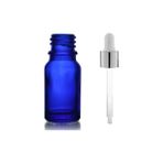 20ml mavi cam damlalıklı şişe,gümüş kapak beyaz emzik, 24 adet, Ecza şişesi, Damlalıklı şişe, propolis şişesi, damlatmalı şişe, saç serum şişesi, ecza şişesi