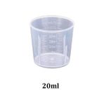 20ML Ölçüm Sürahisi, Dereceli Kaliteli Gıda Sınıfı Plastik Su Sürahileri Için Gıda Sınıfı Karıştırma Kabı (Yurt Dışından) - Renkli - 0,23 L