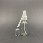 20ML Şeffaf Cam Şişe, Ağız Spreyli Şişe, 12 Adet, Oral Sprey, Ecza Şişesi, Boş Cam Şişe