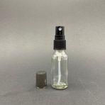 20ML Şeffaf Cam Şişe, Spreyli Şişe, 12 Adet, Ecza Şişesi, Boş Cam Şişe