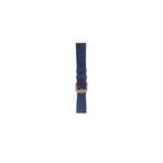 20mm Kordon Genişliği Olan Saatlerle Uyumlu 20 Mm Hakiki Deri Spor Lacivert Kordon Gold Toka