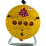 20MT Makaralı Uzatma Kablo 3x1.5mm (4887) - Çok Renkli