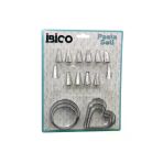 20Pcs Pasta Süsleme Uç Seti= 12-Metal Kurabiye Kalıp Metal=3-Kalp - 3-Yuvarlak 2-Uç Tutucu Pls.adaptör (Timya/Go1395) 199875