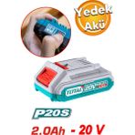 20V 2.0AH Lityum-Ion Batarya, Yedek Akü, Şarjlı Elektrikli Ürün - Seçenek 1