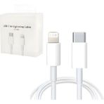 20W Apple Type-C To Lightining Hızlı Şarj Kablosu 1 Metre Iphone 7 8 x Xr 11 12 13 14 Pro Max Plus - Beyaz - 1M