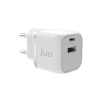 20W Gan Usb-C Usb-A Şarj Aleti & Ipad & Uyumlu Pd Qc4.0 Type-C Hızlı Şarj Cihazı - 00-Siyah - Beyaz