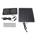 20W Güneş Attic Fan Güneş Powered Çatı Egzoz Fanı Fan Kabuğu Güneş Ven Çift Anahtar Kontrol Güneş Paneli Soğutma Havalandırma Fant, Dolu Ve Hava Serası, Tavuk Kümesi, Kulübesi,