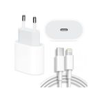 20W Hızlı Şarj Aleti + Usb-C To Lightning Kablo