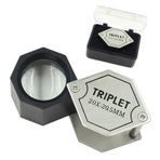 20X Katlanır Büyüteç 20.5mm Optik Cam Lens Metal Kasa