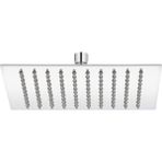 20X20 cm Paslanmaz Kare Ultra Ince Tepe Duş Başlığı Inox - Seçenek 1