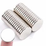 Ø20x3 mm Neodim Mıknatıs - Yuvarlak Disk Magnet (10 Adet Set)