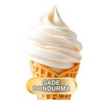 20x30 cm Sade Dondurma Sticker Dondurmacı Vitrin Mutfak Duvar Sticker
