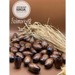 20X30 mm Oval Ahşap Boncuk (13 Adet) Makrome Çanta Tasarım Tahta Boncuk Delik Çapı 7 mm - Kahverengi