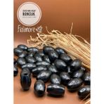 20X30 mm Oval Ahşap Boncuk (13 Adet) Makrome Çanta Tasarım Tahta Boncuk Delik Çapı 7 mm - Siyah