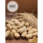 20X30 mm Oval Ahşap Boncuk (13 Adet) Makrome Çanta Tasarım Tahta Boncuk Delik Çapı 7 mm
