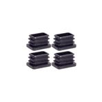 20x30 Mm Plastik Dikdörtgen İçe Geçme Profil Tapası (kutu) (4 Adet)