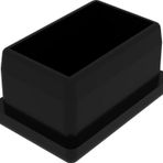 20x30 Mm Profil Için Plastik Tapa Boru Profil Tapası (100 Adet) Siyah