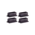20x60 Mm Plastik Dikdörtgen İçe Geçme Profil Tapası (kutu) (4 Adet)