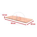 20x90 Cm Ham MDF Raf - Dekoratif Ahşap Raf