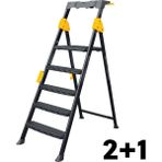 2+1 Basamaklı Metal Merdiven Prostep