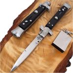 21 cm Italyan Stilettoo Sustalıı Çakı Yanında Metal Kibrit Ile BCK245 - Ahşap
