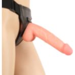 21 cm Yumuşak Dokulu Strapon Dildo Kemerli Penis Takma Bele Takılan Yapay Erkek Penisi Belden Bağlamalı Dildo - Protez Penis