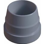 21 Mm Profil Için Plastik Tapa Boru Profil Tapası (100 Adet) Gri