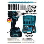 21 V 1.5 Ah Professional Somun Sökme Şarjlı Darbeli Matkap Vidalama Set