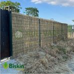 210CM Yükseklik x 500CM Genişlik Doğal Bambu Kamış Hasır Çit Dekoratif Bahçe Balkon ve Duvar Çiti Reed Fence