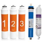 2116 Sulook Waterlife Su Arıtma Cihazı Uyumlu Tak-Çevir 5'li Filtre Seti, Vontron Membranlı