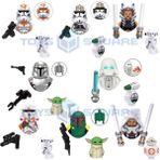 212 Clone Trooper Airbrne Askerleri Ahsoka Darth Vader Boba Fett Mandalorian Modeli Yapı Taşları Moc Tuğla Seti Hediyeler Oyuncaklar (Yurt Dışından) - Parçalı Setler
