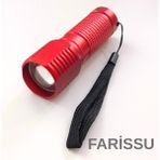 212 Farissu OR-8818 Kırmızı Mini LED El Feneri - Deprem Feneri - 3x Aaa Kuru Pil Uyumlu (Piller Dahil Değildir)