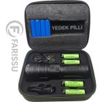 212 Farissu OR-G501 Geceyi Gündüze Çeviren 3 Km Menzilli Dev Projektör Fener (Powerbank Özellikli Yedek Pilli Full Set) - 200 W