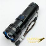 212 Farissu RT-180 1000 Lümen Yüksek Işık Güçlü El Feneri | 50W Lazer LED & 6000MAH Dev Batarya - 50 W