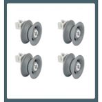 212 Isıtma ve Soğutma Siemens SN24D200EU/06 Uyumlu Bulaşık Makinesi Üst Sepet Tekeri 4 Adet