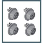 212 Isıtma ve Soğutma Siemens SN26M200EU/01 Uyumlu Bulaşık Makinesi Alt Sepet Tekeri 4 Adet