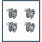 212 Isıtma ve Soğutma Siemens SN65E003EU/35 Uyumlu Bulaşık Makinesi Üst Sepet Tekeri 4 Adet