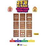 212Toyzz 25 Li El Kası Geliştirme Yazı Çizgi Egzerisiz Çalışmaları Çocuk Oyun Oyuncak