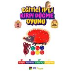 212Toyzz Ahşap İpli Kirpi Düğme Oyunu