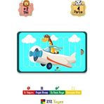212Toyzz Eğitici Öğretici Zeka Geliştirici Sevimli Uçak Dikey 10 Parçalı Ahşap Çubuk Yap Boz Puzzle