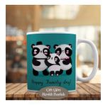 2147788805 Mutlu Panda Ailesi Baskılı Kupa Bardak